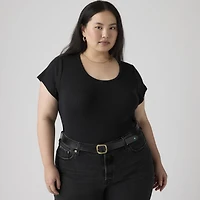 Sweetie Cap Sleeve Tee (Plus Size