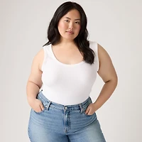 Hayes Ribbed Tank Top (Plus Size)