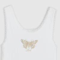Festival Lace Butterfly Tank Top