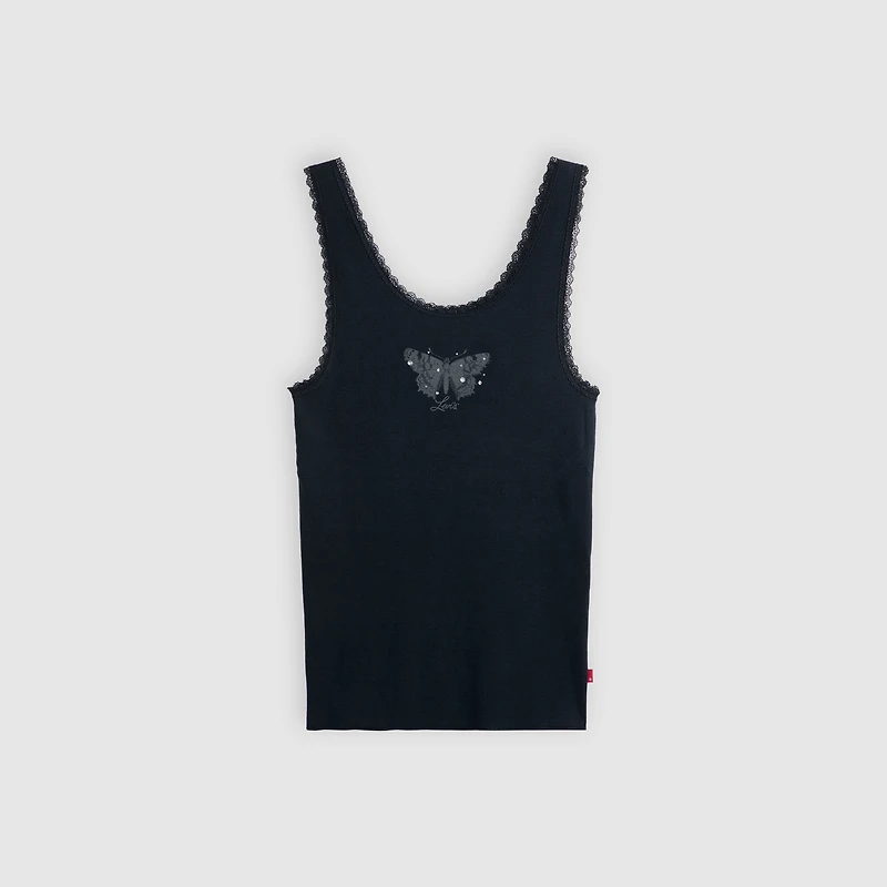Festival Lace Butterfly Tank Top
