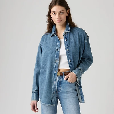 Jordan Denim Button Down Shirt