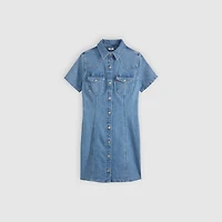 Trace Western Mini Dress