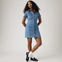 Trace Western Mini Dress