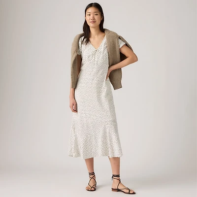 Lira Short-Sleeve Midi Dress