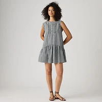 Solara Sleeveless Linen Mini Dress