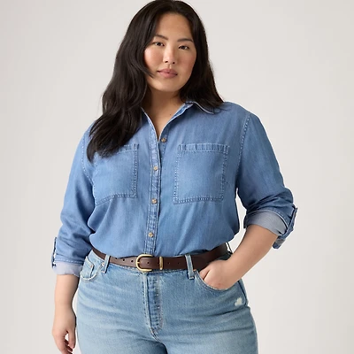Aspen Utility Long-Sleeve Shirt (Plus Size)