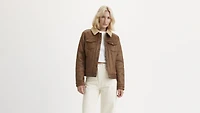 Faux Shearling Trucker Jacket
