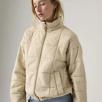 Box Quilted Relaxed Cotton Jacket