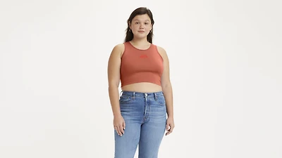 Graphic Logo Stellar Cropped Tank Top