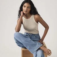 Garment Dye Essential Racer Tank Top