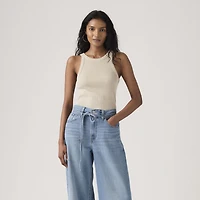 Garment Dye Essential Racer Tank Top