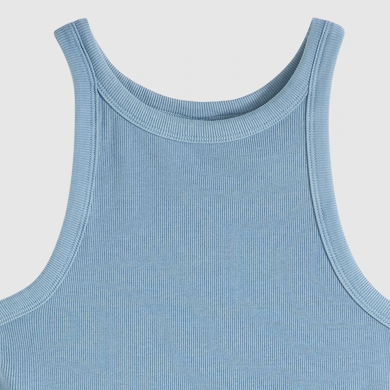 Garment Dye Essential Racer Tank Top