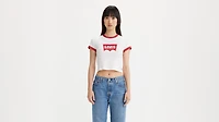Graphic Logo Ringer Mini T-Shirt