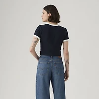 Graphic Logo Ringer Mini T-Shirt