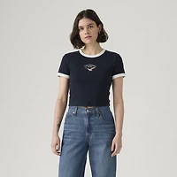 Graphic Logo Ringer Mini T-Shirt