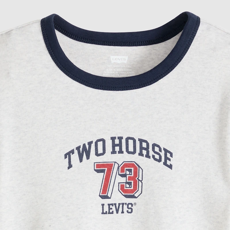 Graphic Mini Ringer Tee