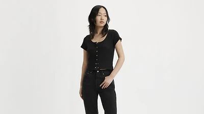Britt Snap-Front Top