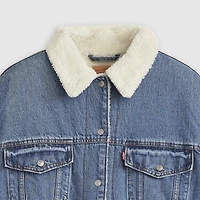 '90s Sherpa Trucker Jacket (Plus Size)