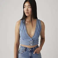 Raine Denim Crop Top