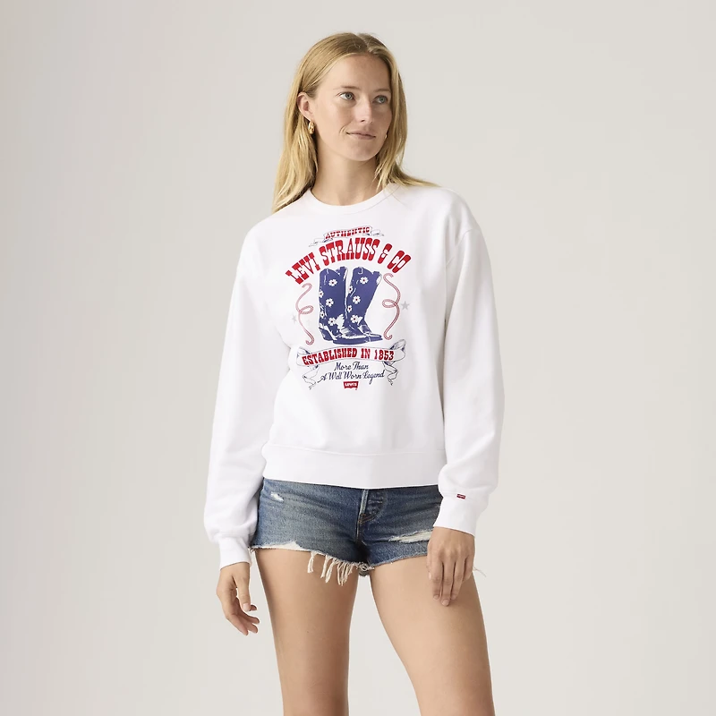 Graphic Logo Heritage Crewneck Sweatshirt