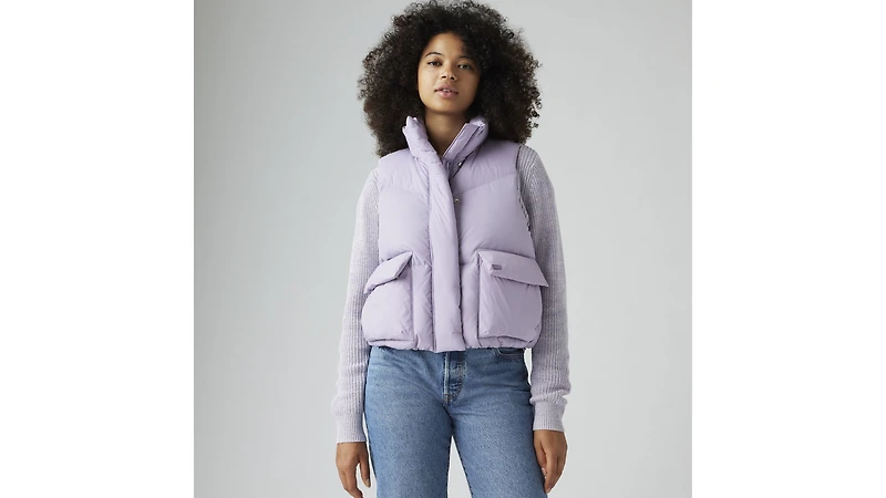 Western Bubble Puffer Vest
