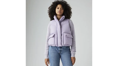 Western Bubble Puffer Vest