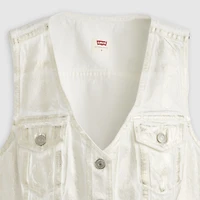 Coated Bella Denim Corset Top