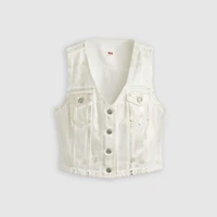 Coated Bella Denim Corset Top