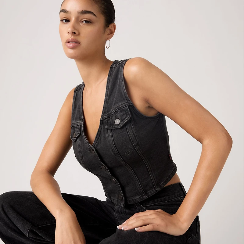 Bella Denim Corset