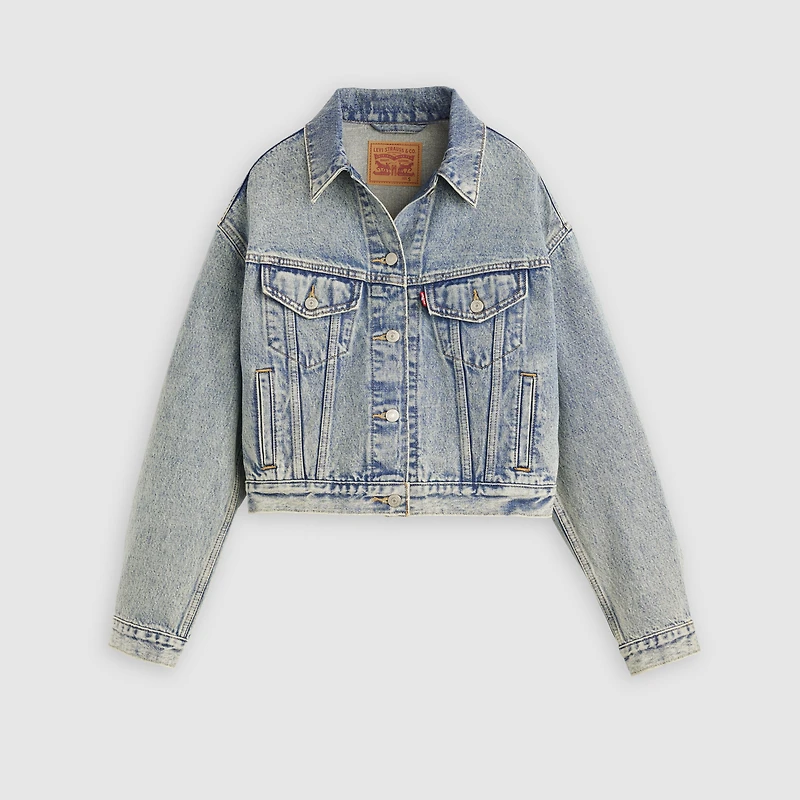 90s Cropped Trucker Jacket
