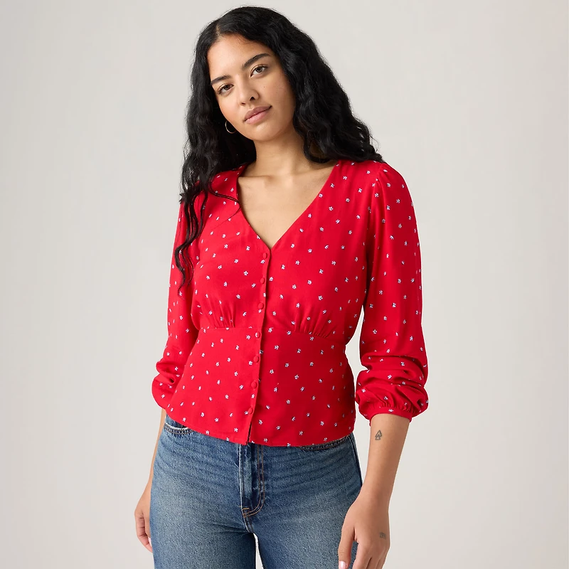 Dolores Long-Sleeve Blouse