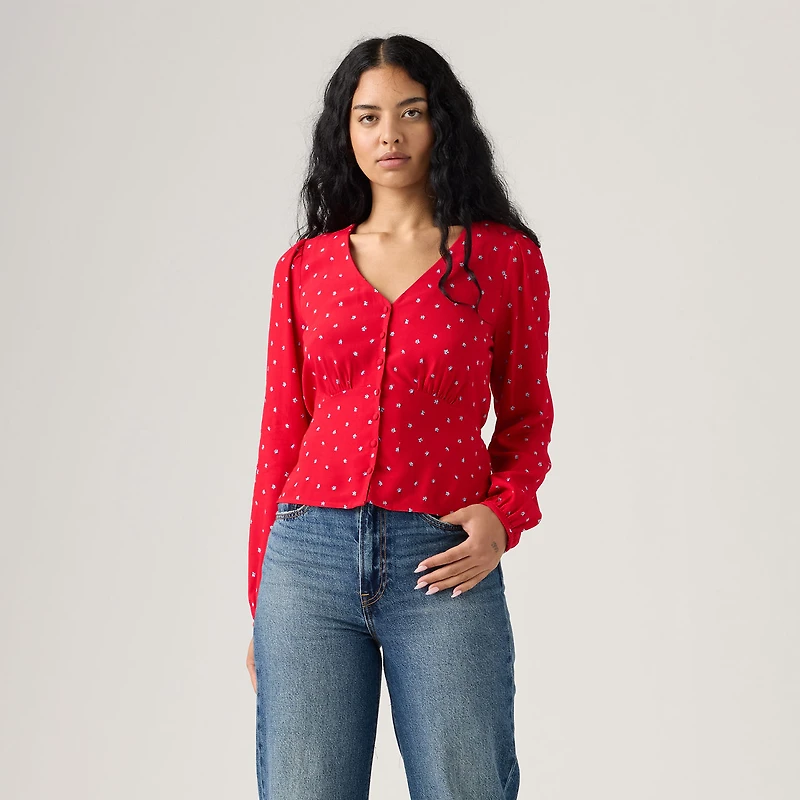 Dolores Long-Sleeve Blouse