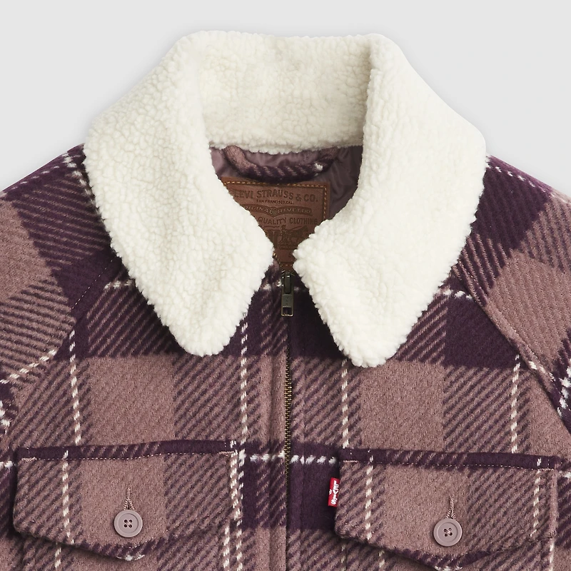 Shrunken '90s Flannel Jacket