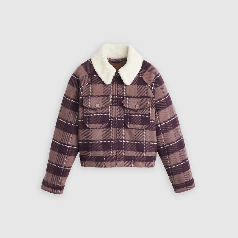 Shrunken '90s Flannel Jacket