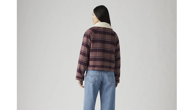 Shrunken '90s Flannel Jacket