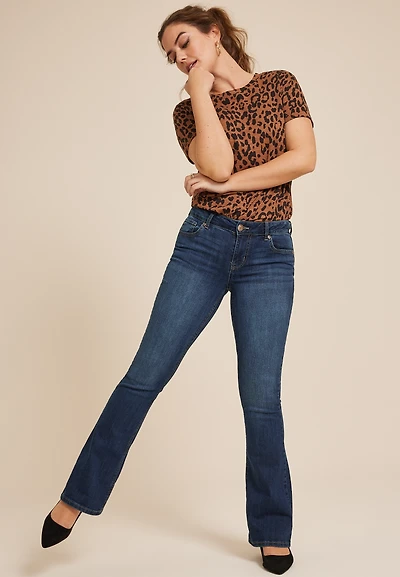 m jeans by maurices™ Classic Flare Mid Rise Jean