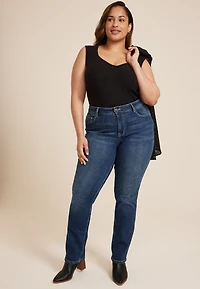 Plus m jeans by maurices™ Classic Straight Curvy High Rise Jean