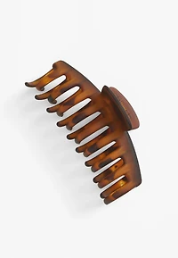 Tortoise Round Claw Hair Clip