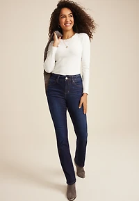 Everflex™ No Gap High Rise Slim Boot Jean
