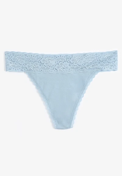 Simply Comfy Cotton Thong Panty