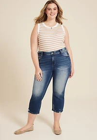 Plus KanCan™ High Rise Slim Straight Cropped Jean