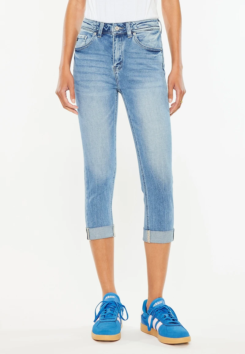 KanCan™ High Rise Rolled Hem Capri