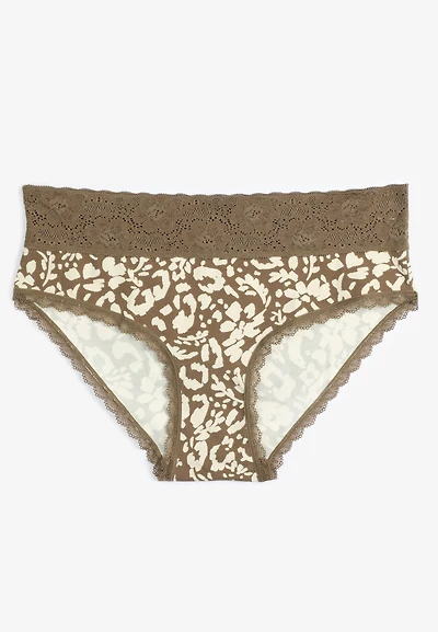 Simply Comfy Cotton Printed Hipster Panty