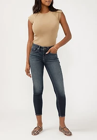 Silver Jeans Co.® Suki Curvy Mid Rise Luxe Stretch Ankle Skinny Jean