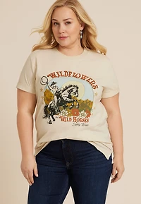 Plus Size Lainey Wilson Oversized Fit Graphic Tee