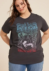 Plus Size The Beach Boys Summer Tour 1984 Oversized Fit Graphic Tee