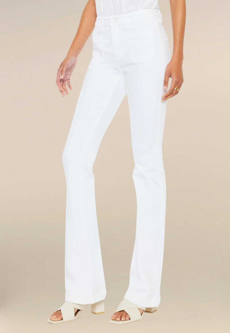 KanCan™ White Patch Pocket High Rise Bootcut Jeans