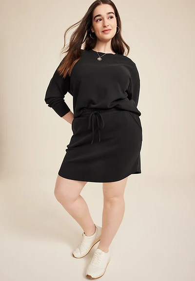 Plus Cloud Scuba Knit High Rise Skort