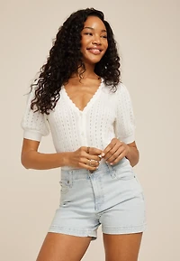 m jeans by maurices™ Striped High Rise 3.5in Short