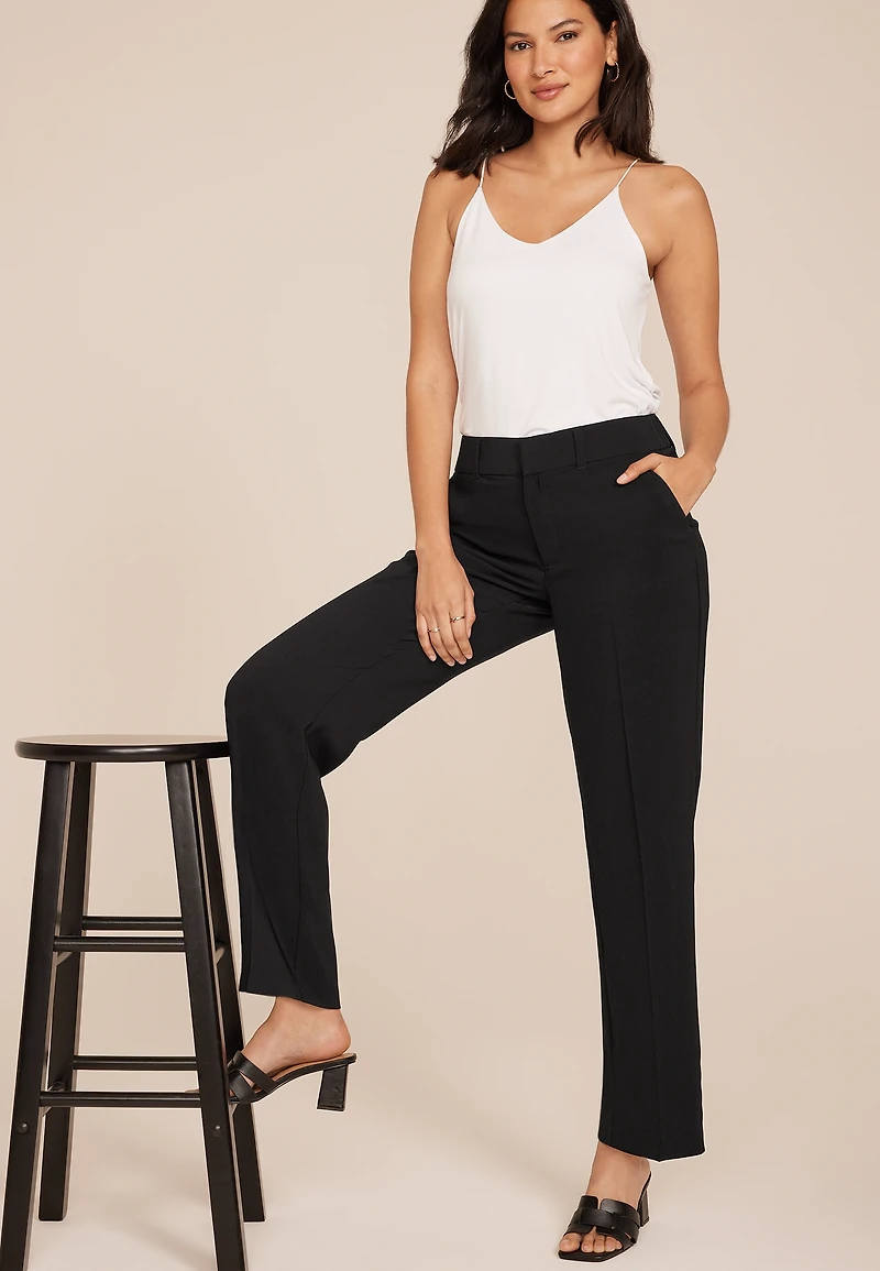 Idealist High Rise Wide Leg Dress Pant